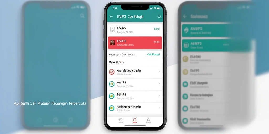 Tampilan antarmuka EVIP3 dengan fungsi Cek Mutasi yang jelas dan informatif.