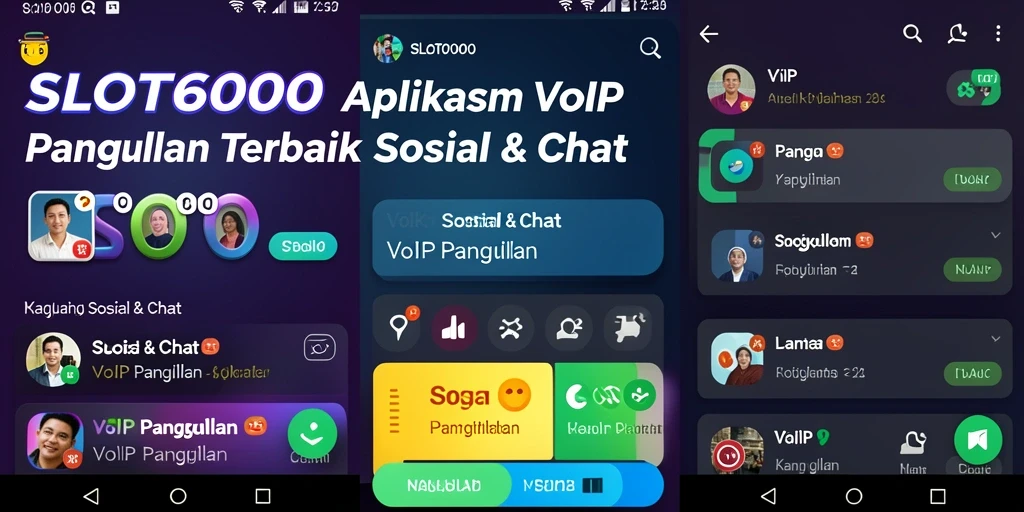 Tampilan antarmuka SLOT6000 yang modern dan user-friendly.