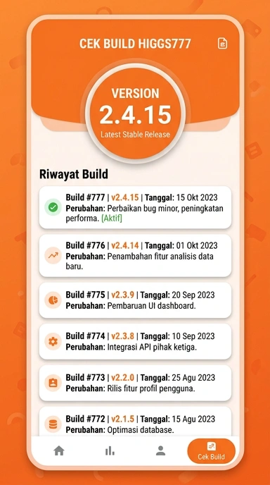 Riwayat Versi Higgs777 untuk Pengguna Android